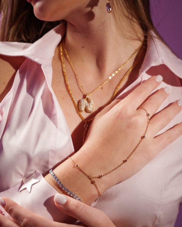 Beaded hand chain - Image 2