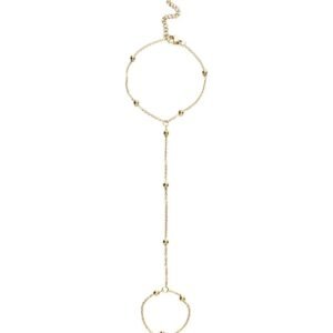Beaded hand chain