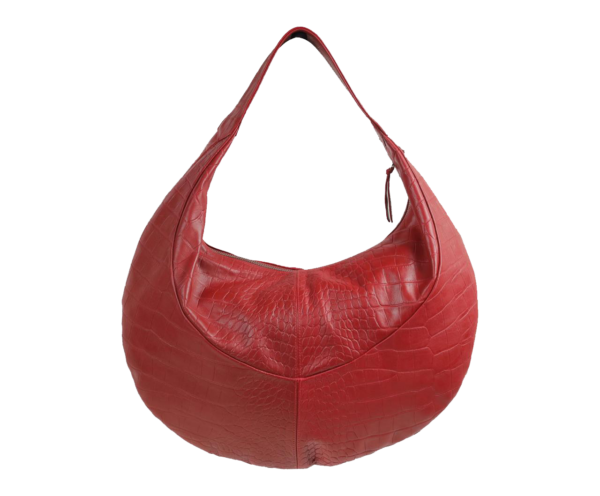 Evan Leather Bag Red Croc - Image 7